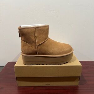 Ugg, Classic Mini Platform, 1334991, Chestnut